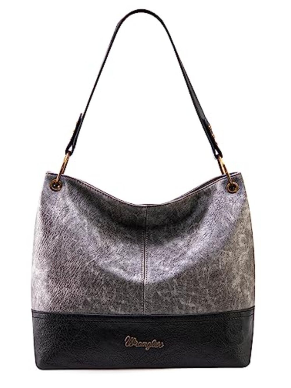 Vegan Leather Hobo Bag Top Handle Shoulder Purse Wide Strap